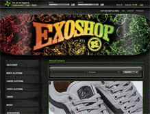 Tablet Screenshot of exoshop.com